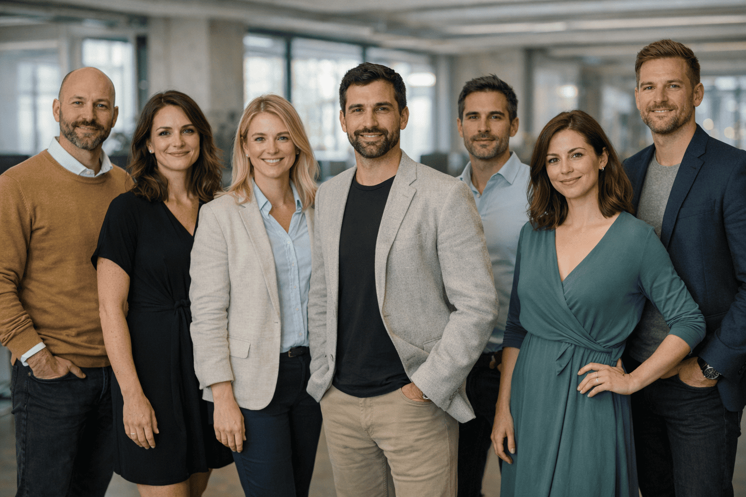 Team working on AI trading platform — Thorn Kapstedham